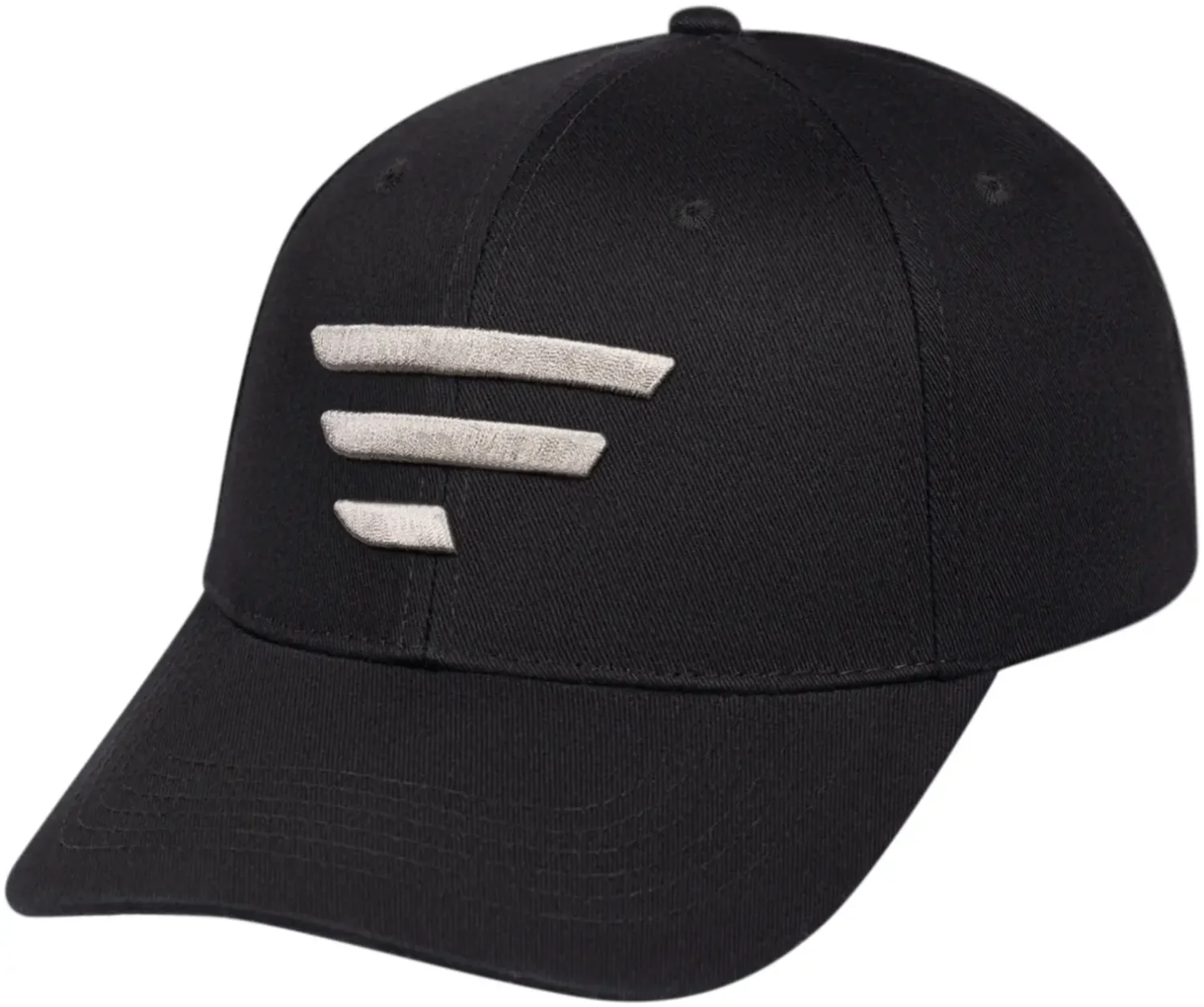 Favorite Silver Logo 58 Trucker Cap - Black Silver
