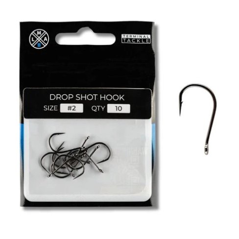 LMAB Drop Shot Hook Size 2 10pcs