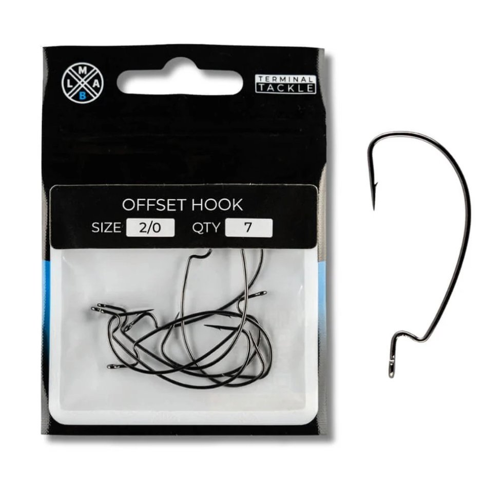 LMAB Offset Hook Size 2/0 7pcs