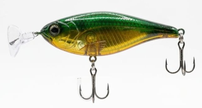Headbanger Cranky Shad 7,6cm 16g Slow Sinking Motoroil/Green