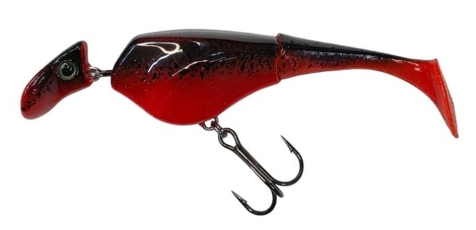 Headbanger Shad 11cm 11g Suspending Red/Black