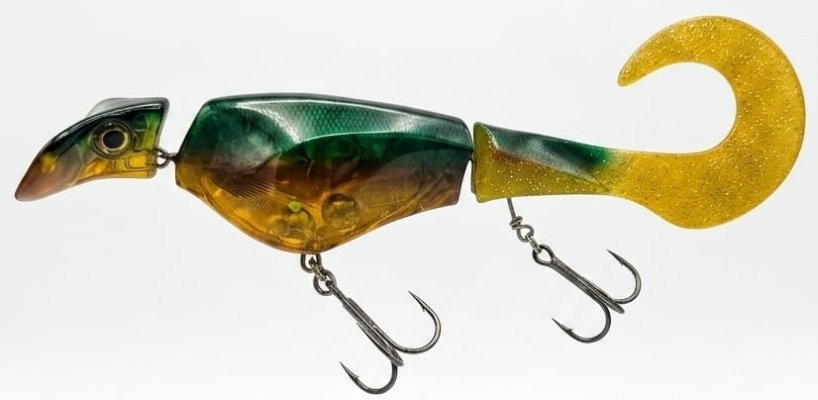 Headbanger Tail 23cm 53g Suspending Motoroil/Green