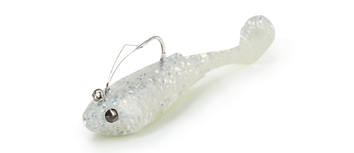 Molix RT Flip Tail 3.8'' 21g - 3/4oz White Shad