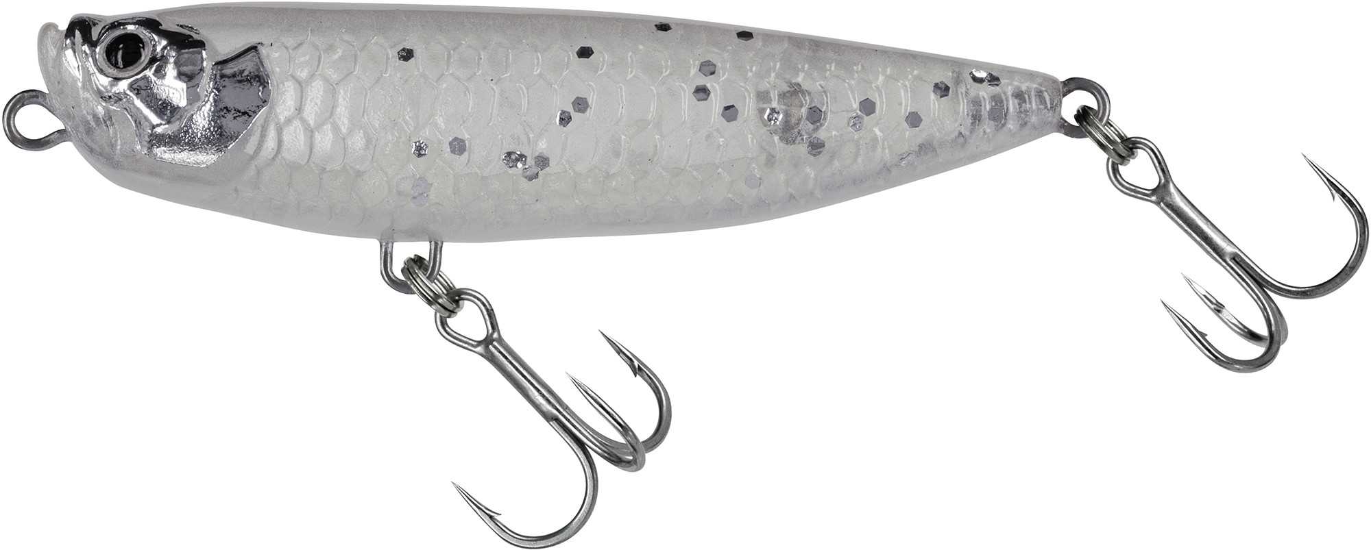 Molix WTD-65 Fat Rattlin Tarpon Series Ghost Pearl White