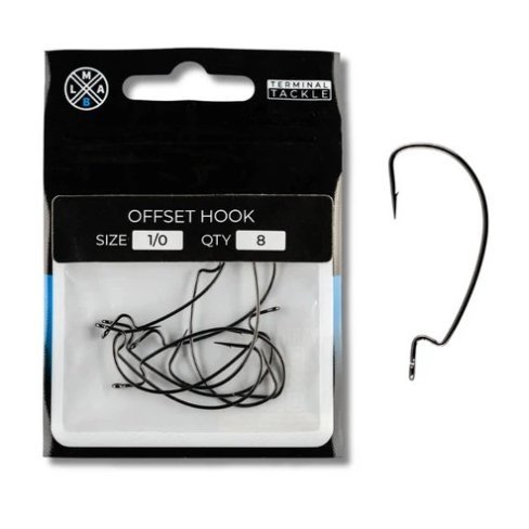 LMAB Offset Hook Size 1/0 8pcs