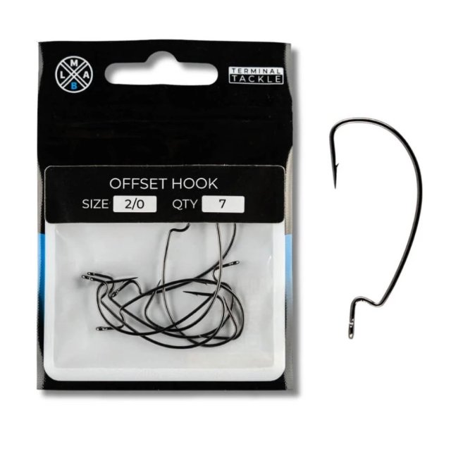 LMAB Offset Hook Size 2/0 7pcs