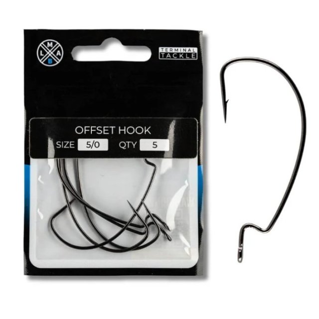 LMAB Offset Hook Size 5/0 5pcs