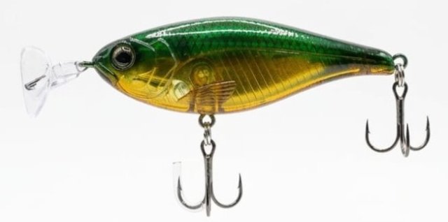 Headbanger Cranky Shad 10.1cm 33g Slow Sinking Motoroil/Green