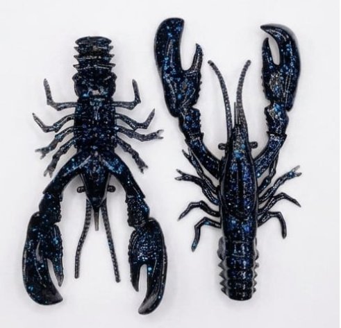 Headbanger RawCraw 7.6cm 5-pack Black Blue Flake