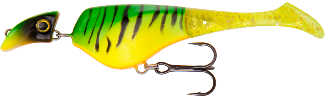 Headbanger Shad 11cm 11g Suspending Firetiger