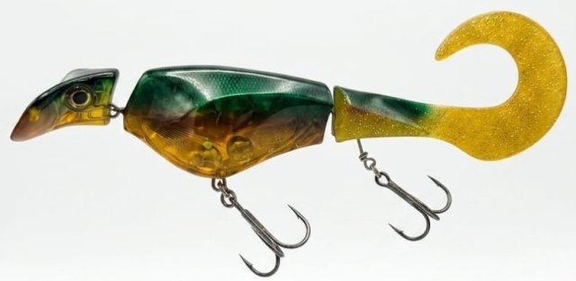 Headbanger Tail 23cm 53g Suspending Motoroil/Green