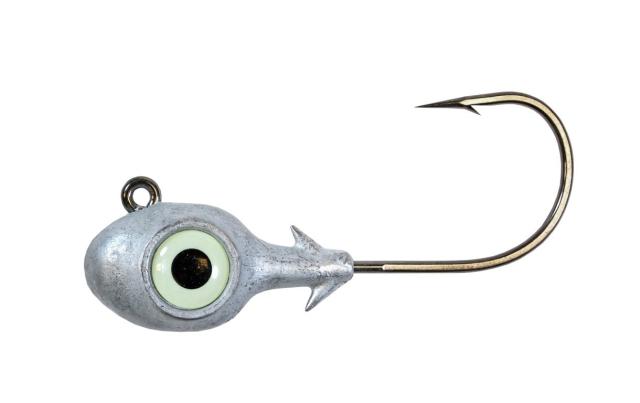Z-Man Striper Eye Jigheads 1oz Glow 2 Pack