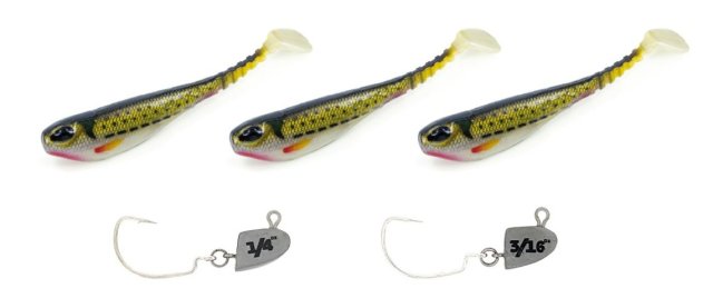 Molix SS Shad 4" Smoke Pearl White