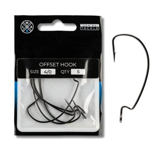 LMAB Offset Hook Size 4/0 5pcs