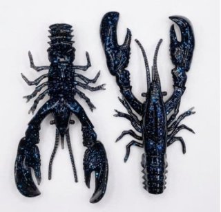 Headbanger RawCraw 7.6cm 5-pack Black Blue Flake