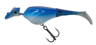 Headbanger Shad 11cm 11g Suspending Blue/White