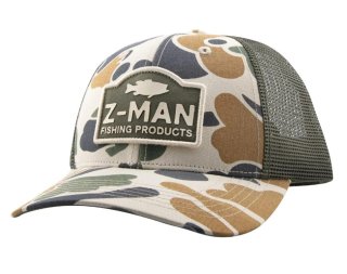 Z-Man Camo Stone Trucker HatZ - Stone/Rifle Green