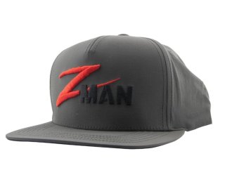 Z-Man Logo Flat Bill HatZ - Charcoal